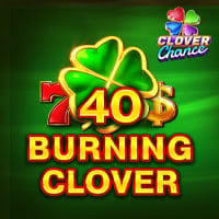 40 Burning Clover Clover Chance in AllJackpots