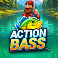 Action Bass in fish