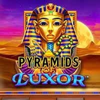 Pyramids of Luxor in light-and-wonder